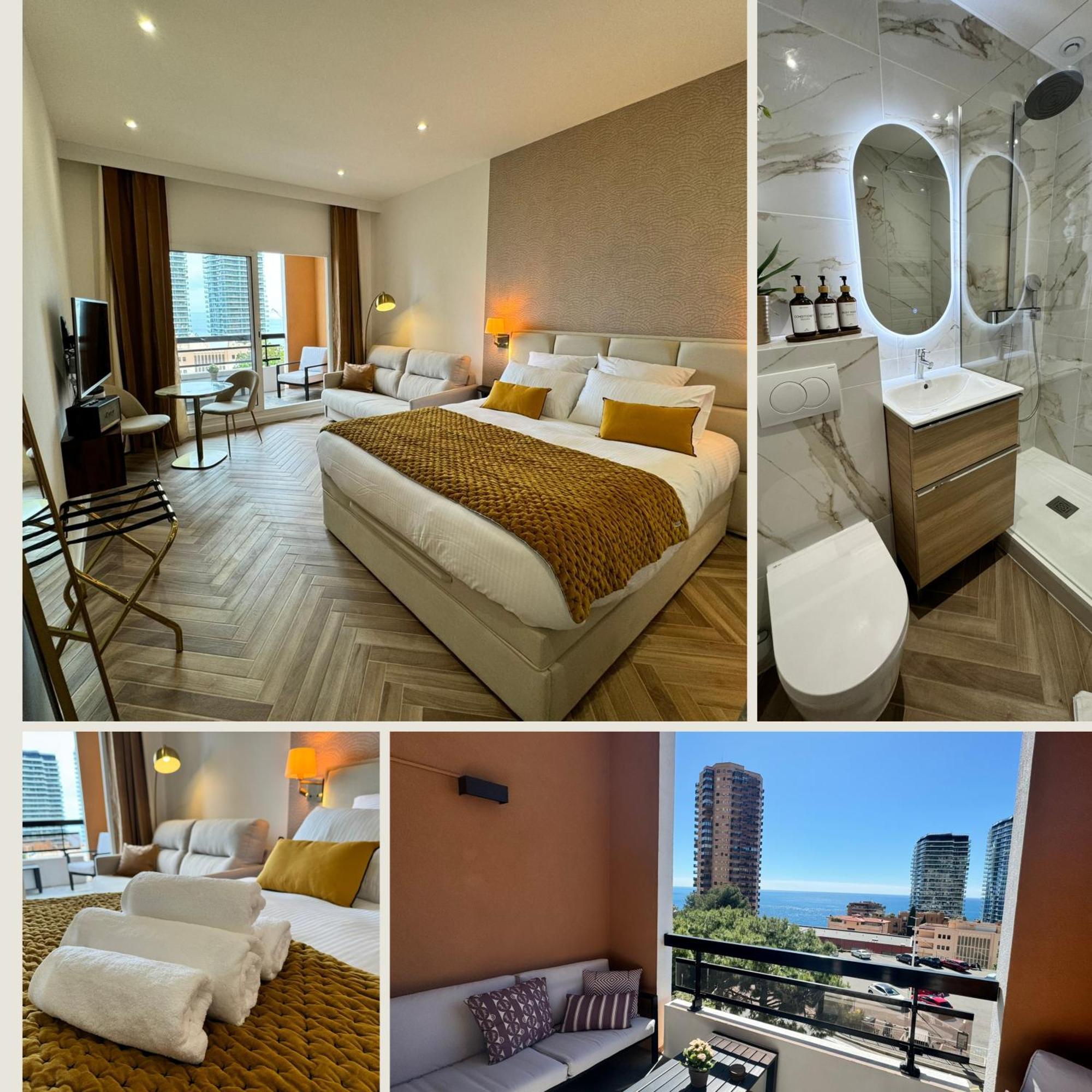 Monaco Border Luxury Suite - Sea View - Pool ボーソレイユ エクステリア 写真